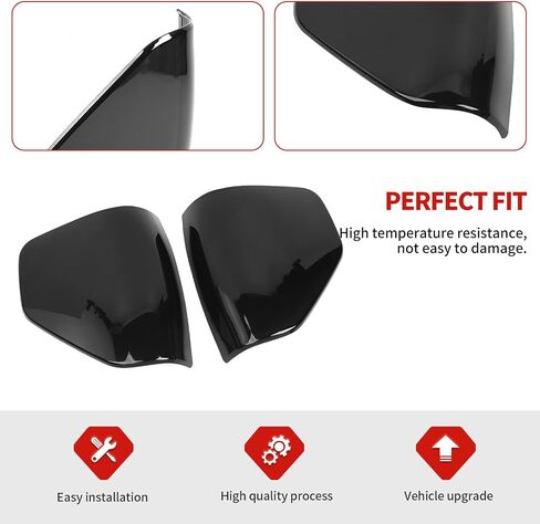 Jimen Fit for Ford F150 2009-2014, 2PCS Taillight Cover Tint Smoked Tail Light Bezel Trim in Saudi Arabia