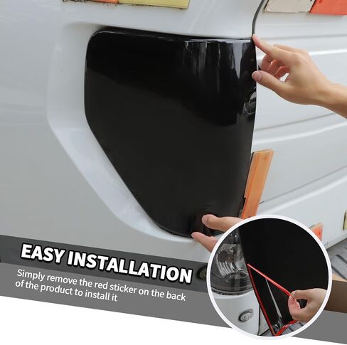Jimen Fit for Ford F150 2009-2014, 2PCS Taillight Cover Tint Smoked Tail Light Bezel Trim in Saudi Arabia