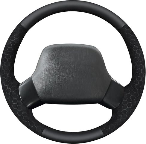 MEWANT Steering Wheel Cover for Jeep Wrangler TJ Cherokee XJ 1997-2002 Hand-Stitched Steering Wheel Wrap in Saudi Arabia
