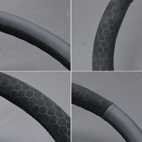 MEWANT Steering Wheel Cover for Jeep Wrangler TJ Cherokee XJ 1997-2002 Hand-Stitched Steering Wheel Wrap in Saudi Arabia