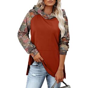 KISSMODA Womens Casual Hoodies Long Sleeve Sweatshirts Comfy Pullover Fleece Sweaters Winter Fall Outfits Fashion Clothes in Kuwait