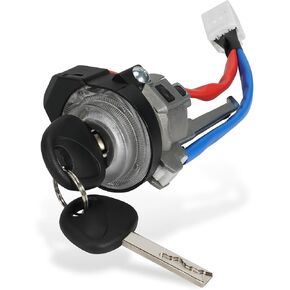 Ignition Lock Cylinder Starter Switch w/ 2 Keys Assembly 86569718 Compatible with New Holland Tractor 1530 1630 1725 1925 TC25 TC25D TC29 TC29D TC33 TC33D, 5A 12V, 2 Positions in Saudi Arabia