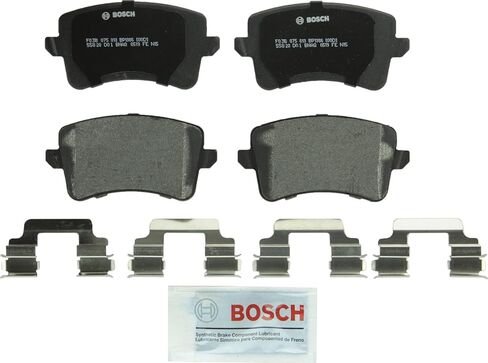 BOSCH BP1386 QuietCast Premium Semi-Metallic Disc Brake Pad Set - Compatible with Select Audi A4, A4 Allroad, A4 Quattro, A5, A5 Quattro, Allroad, Q5, S4, S5, SQ5; REAR in Saudi Arabia