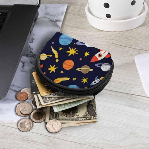 IBILIU Small Coin Purse Polka Dots Mini Wallet Coin Pouch Change Purse For Women Men in Kuwait