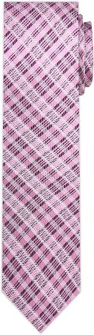 Jacob Alexander Men's Woven Plaid Pattern Regular or Slim Neck Tie in Saudi Arabia