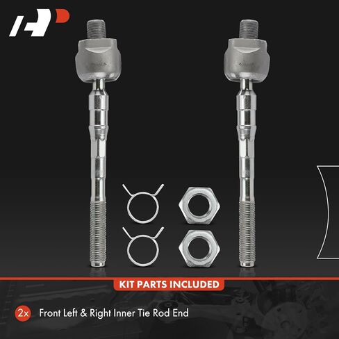 A-Premium 2 × أطراف قضيب ربط داخلي أمامي، متوافق مع Infiniti M35h 2012-2013، M37 2011-2013، M56 2011-2013، Q70 2014-2019، Q70L 2015-2019 in Saudi Arabia