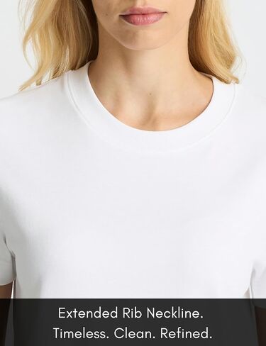 Women’s Good Earth Cotton® Box Cut T-Shirt – Australian-Grown Cotton, Relaxed Fit, Cropped Length, Crew Neck in Saudi Arabia
