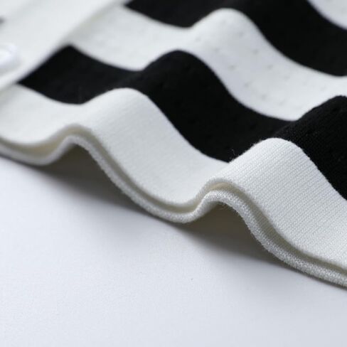 DERAX Women's 2 Piece Striped Sweatsuits Sets Long Sleeve Polo Sweater And Sweatpants Tracksuit Lounge Set Travel Outfits in Kuwait