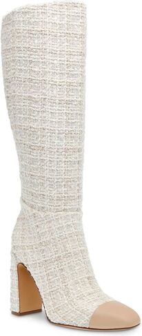 Steve Madden Women's Ally Knee High Boot, NATURAL MULTI, 11 in Saudi Arabia