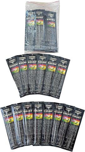 Mohan Incense Khush Scent 1 Pack 250 Sticks (8 Inches Tall) - Maker of The World Famous Khush Scent (Khush) in Saudi Arabia