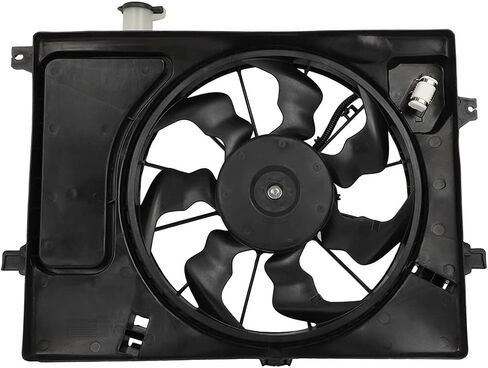 OCPTY Radiator Cooling Fan fit for 2011-2014 for Hyundai for Elantra / 2013 for Hyundai for Elantra Coupe / 2013-2015 for Hyundai for Elantra GT / 2014 for Kia for Forte,Replace 622580 Cooling Fan in Saudi Arabia