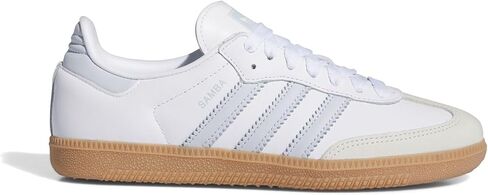 Adidas Samba OG Womens Sneaker (White Halo Blue Gum, 5.5, IE0877) in Saudi Arabia