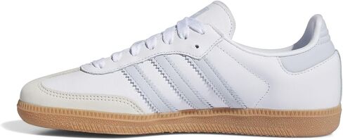Adidas Samba OG Womens Sneaker (White Halo Blue Gum, 5.5, IE0877) in Saudi Arabia