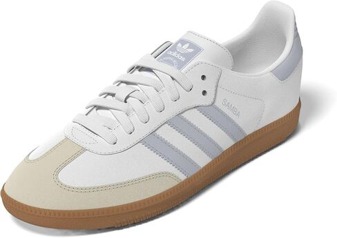 Adidas Samba OG Womens Sneaker (White Halo Blue Gum, 5.5, IE0877) in Saudi Arabia