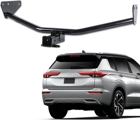 7422447932998 Compatible with 2023-2025 Mitsubishi Outlander PHEV Class 3 III Black 2" Receiver Trailer Hitch in Kuwait