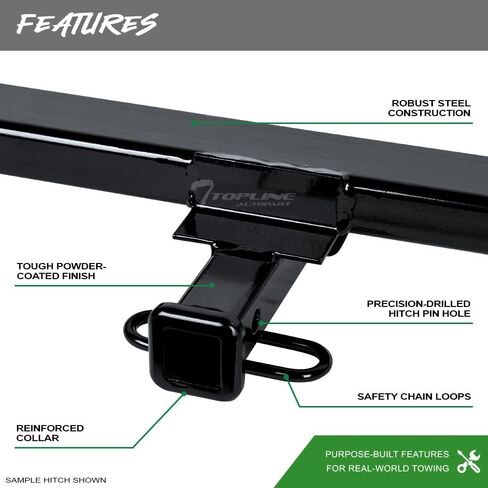 7422447932998 Compatible with 2023-2025 Mitsubishi Outlander PHEV Class 3 III Black 2" Receiver Trailer Hitch in Kuwait