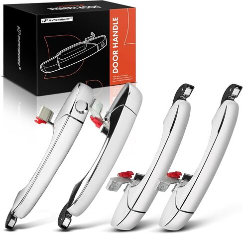 A-Premium - Exterior Door Handles Front Rear Driver Passenger - Compatible with Chrysler & Dodge Models - 300 300C 2005-2010, Magnum 2005-2008, Charger 2007 - Replace# 5065801AG 4589009AH CH1310142 in Saudi Arabia