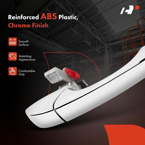 A-Premium - Exterior Door Handles Front Rear Driver Passenger - Compatible with Chrysler & Dodge Models - 300 300C 2005-2010, Magnum 2005-2008, Charger 2007 - Replace# 5065801AG 4589009AH CH1310142 in Saudi Arabia