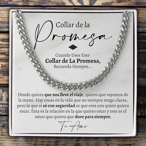 Love You This Much Collar de la Promesa - Regalo Sentimental para Novio, Cumpleaos y San Valentn in Saudi Arabia