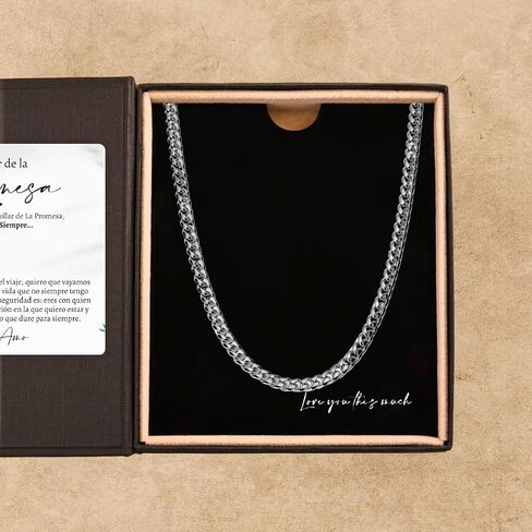 Love You This Much Collar de la Promesa - Regalo Sentimental para Novio, Cumpleaos y San Valentn in Saudi Arabia