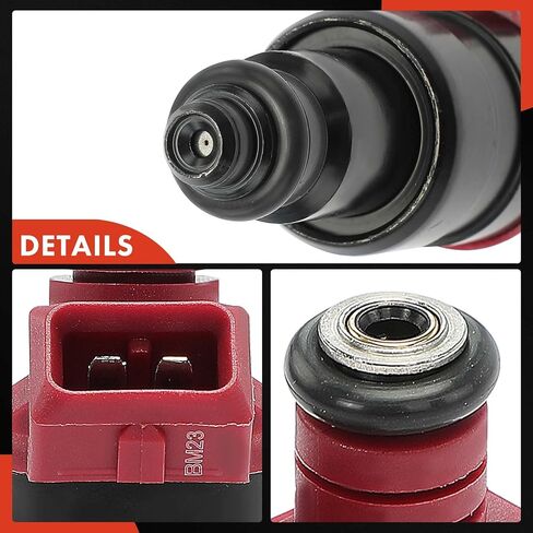 A-Premium Fuel Injectors Set of 4 Compatible with Volkswagen Jetta 1999, Combi 1993/1999-2001, Derby 1998-2005, Panel 1995-2001, Van 2003, 1.8L, Replace# BAC906031 in Saudi Arabia