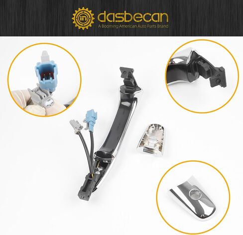 Dasbecan Exterior Door Handle Front Door Handle Left Driver Side with Keyhole Compatible with 2008-2020 Infiniti EX35 FX35 FX50 QX50 QX56 QX60 QX70 QX80 OEM 806401BA0A in Saudi Arabia