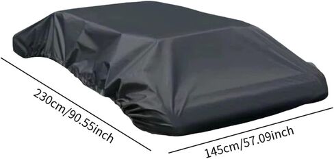 Car Roof Rack Cover Waterproof Rooftop Cargo Cover Easy to Install Sun Protection Dustproof Automobile Luggage Protector, 270cmx145cm in Saudi Arabia