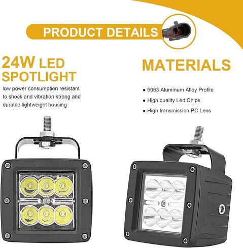 WSays السقف العلوي Pro-Fit Cage 52 بوصة 300 واط LED شريط إضاءة منحني طقم دعامة تثبيت وعمود جانبي خلفي 2 × 3 بوصة 24 واط دعامة تثبيت مع مجموعة أسلاك متوافقة مع Can-Am Defender 2016-2023 in Saudi Arabia