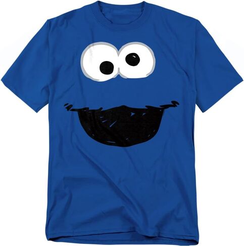 مجموعة تي شيرت للكبار من الجنسين بتصميم رسم تلوين للوجه الكبير من Sesame Street in Saudi Arabia