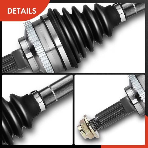 مجموعة عمود المحور A-Premium CV متوافقة مع Ford Escort 1991-2002 وMazda 323 1990-1994، Protege 1990-1994 وMercury Tracer 1991-1999، جانب الركاب الأمامي الأيمن in Saudi Arabia