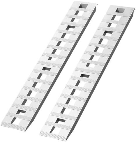 2pcs 6000lbs 60" x 12" Aluminum Trailer Ramps with Beavertail Hook End,Heavy-Duty Loading Ramps for Bike, Motorcycle, Tractor, ATV/UTV, Trucks, Auto Hauler in Kuwait
