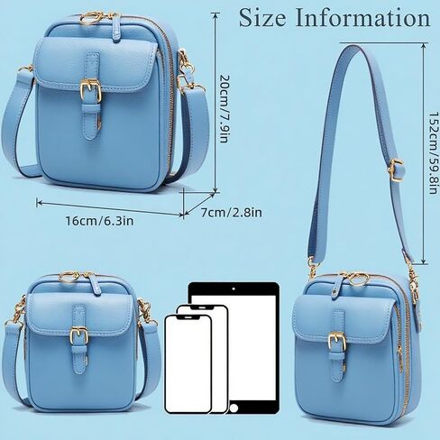 Vintage Messenger Bag Leather Crossbody Bags for Women Men Small Anti Theft Cross Body Shoulder Purse with Card Slots in Saudi Arabia