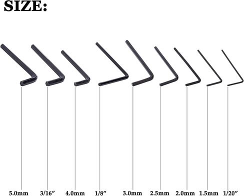 14PCS Guitar Truss Rod Allen Wrench Set, Include 6.35mm 7mm 8mm Pocket Truss Rod Hex Box Wrench and 4mm 5mm Lengthened Ball End Truss Rod Wrench for Guitar Bass Neck Bridge Nut Screw Adjustment in Saudi Arabia