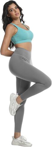 Women's High Waist Workout Leggings Tummy Control Butt Lifting Yoga Pants Compression Athletic Legging in Saudi Arabia
