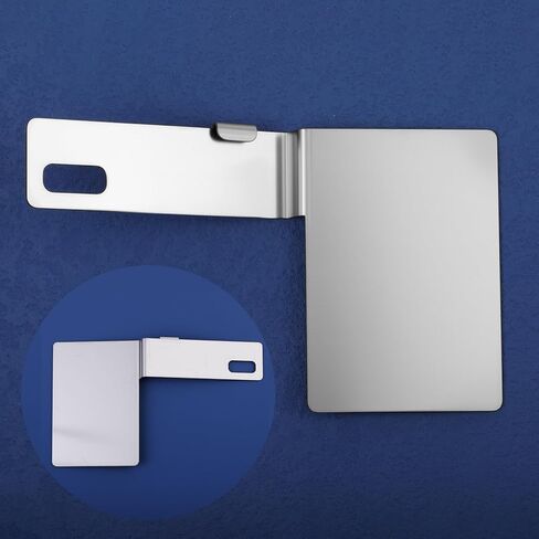 Blulu قطعتان من ملصق التحقق من سلامة ولاية هاواي من الفولاذ المقاوم للصدأ مع دعامة لوحة ترخيص بزاوية 15 درجة وفتحة واحدة عمودية لتثبيت دعامة الترخيص in Kuwait