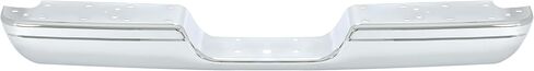 KUAFU Rear Bumper Face Bar Compatible with 1994-2002 Dodge Ram 1500 2500 3500 Fleetside/Styleside Replacement for 55076634AE 55076634AC 55076634AD 55076634AF CH1102344 Silvery Steel Chrome Heavy Duty in Saudi Arabia