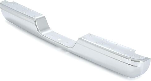 KUAFU Rear Bumper Face Bar Compatible with 1994-2002 Dodge Ram 1500 2500 3500 Fleetside/Styleside Replacement for 55076634AE 55076634AC 55076634AD 55076634AF CH1102344 Silvery Steel Chrome Heavy Duty in Saudi Arabia