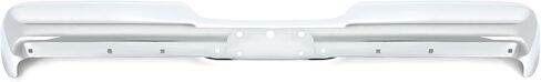 KUAFU Rear Bumper Face Bar Compatible with 1994-2002 Dodge Ram 1500 2500 3500 Fleetside/Styleside Replacement for 55076634AE 55076634AC 55076634AD 55076634AF CH1102344 Silvery Steel Chrome Heavy Duty in Saudi Arabia