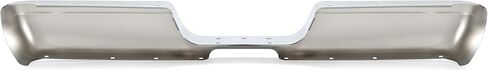 KUAFU Rear Bumper Face Bar Compatible with 1994-2002 Dodge Ram 1500 2500 3500 Fleetside/Styleside Replacement for 55076634AE 55076634AC 55076634AD 55076634AF CH1102344 Silvery Steel Chrome Heavy Duty in Saudi Arabia