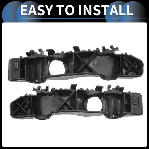 Bumper Support Bracket, Left and Right Side Front Bumper Retainer Bracket Hold Mount for Kia Picanto 2017 ABS Plastic Black, 1 Pair in Saudi Arabia