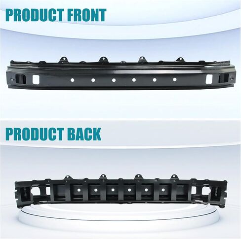 Erlebnis Front Bumper Cover Compatible with 2016-2017 Subaru Crosstrek, Plastic Automotive Steel Replacement Bumpers Face Bar(with Fog Light Holes, without Sensor Holes) (Model A) in Saudi Arabia
