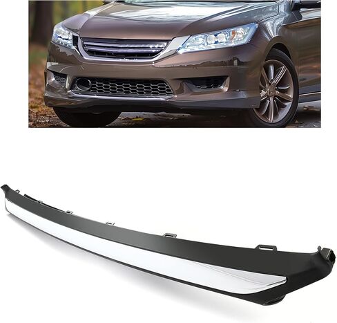 قالب تقليم المصد الأمامي من HECASA متوافق مع موديلات 2013-2015 Honda Accord سيدان ذات 4 أبواب لاستبدال HO1095119 71150T2FA00 المصد السفلي من الكروم in Saudi Arabia