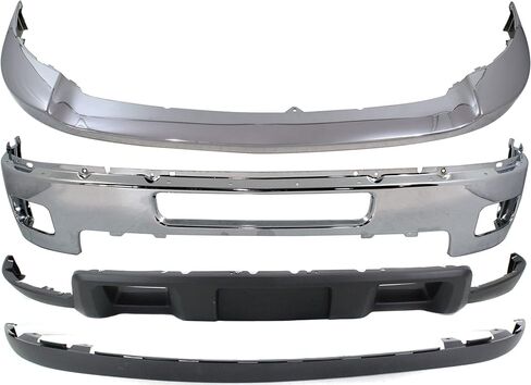 Garage-Pro Front Bumper Kit for Chevrolet Silverado 2500 3500 HD 2011-2014, Chrome Steel w/Fog Light Holes, Replaces GM1002837 GM1014106 GM1095195 GM1092213 in Saudi Arabia