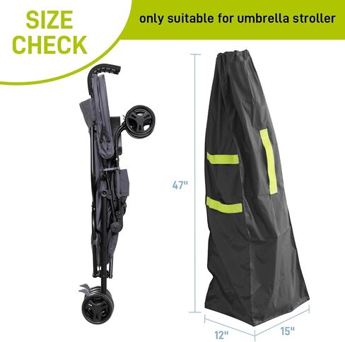 Umbrella Stroller Bag for Airplane, Gate Check Bag for Single Umbrella Strollers with Adjustable Carry Straps, Large Stroller Bag for Airplane Travel, Navy in Saudi Arabia