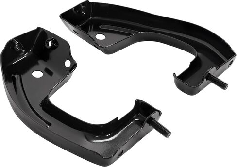 قطعتان من دعامات المصد الأمامي من KUAFU متوافقة مع 1999-2006 GMC Sierra 1500/2500؛ يوكون XL 1500/2500 جوانب السائق والراكب فولاذ مطلي باللون الأسود in Saudi Arabia