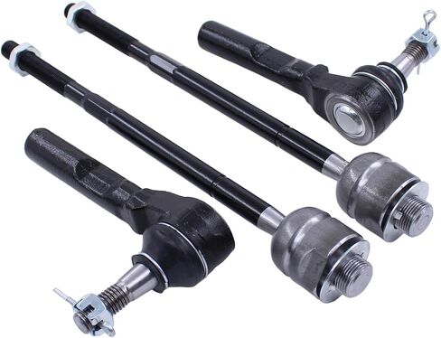 MOTOKU Front Inner and Outer Tie Rod Ends with Boots for Chevrolet Express 1500 2003-2014, Express 2500 2003-2005, GMC Savana 1500 2003-2014, Savana 2500 2003-2005 in Saudi Arabia
