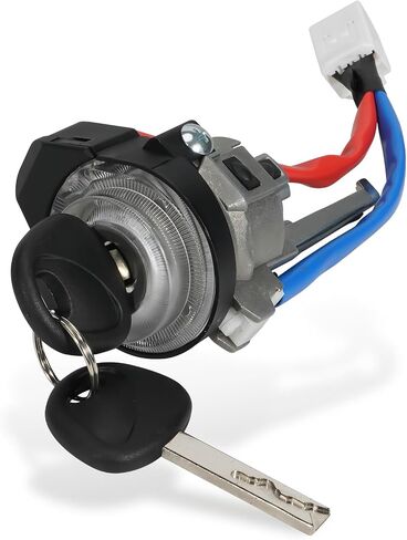 Ignition Lock Cylinder Starter Switch w/ 2 Keys Assembly 86569718 Compatible with New Holland Tractor 1530 1630 1725 1925 TC25 TC25D TC29 TC29D TC33 TC33D, 5A 12V, 2 Positions in Saudi Arabia