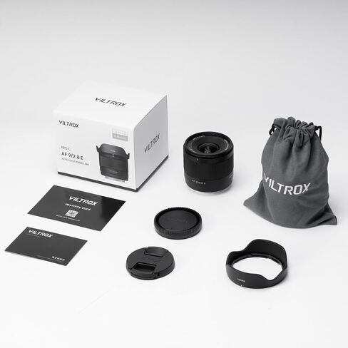 VILTROX 56mm F1.7 E-Mount, APS-C STM Auto Focus Lightweight Lens for Sony E-Mount Cameras A6000 A6100 A6300 A6400 A6500 A6600 A6700 ZV-E10 FX30 ZC-E10II FX3 A7C A7SII A7III A7RIIl A7IV A7RIV A9 -White in Saudi Arabia