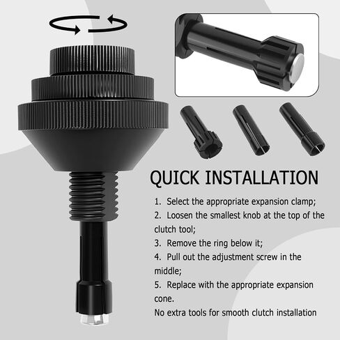 Car Clutch Alignment Tool,Practical Car Alignment Tool Kit for Aligning Clutch Pair Hole,Essential Cars Accessories Clutches Plates Alignments Tools Automotive for Single Disc Clutches in Saudi Arabia