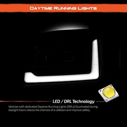 AKKON - Fits 2001-2004 Toyota Tacoma Black Headlights Pair w/LED Greeting Lamp Switchback DRL Sequential Turn Signal in Saudi Arabia